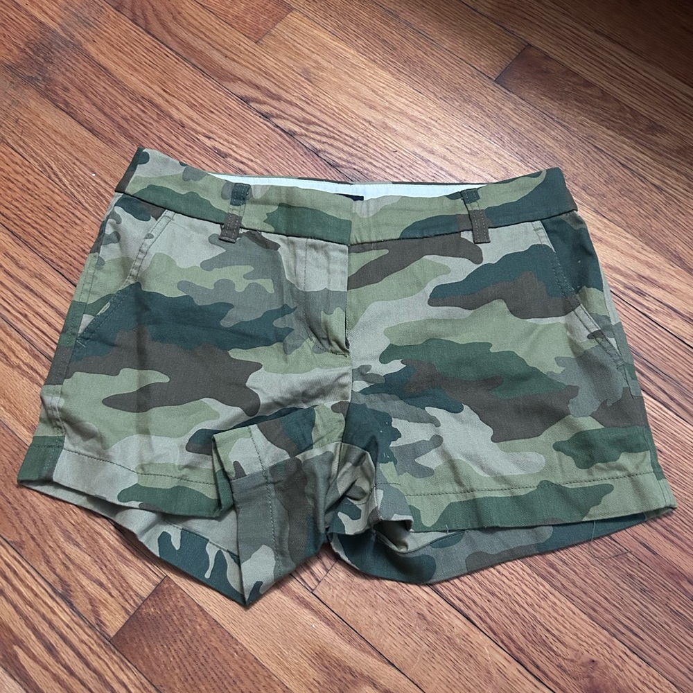 J. Crew Factory Camouflage Women's Cargo Shorts